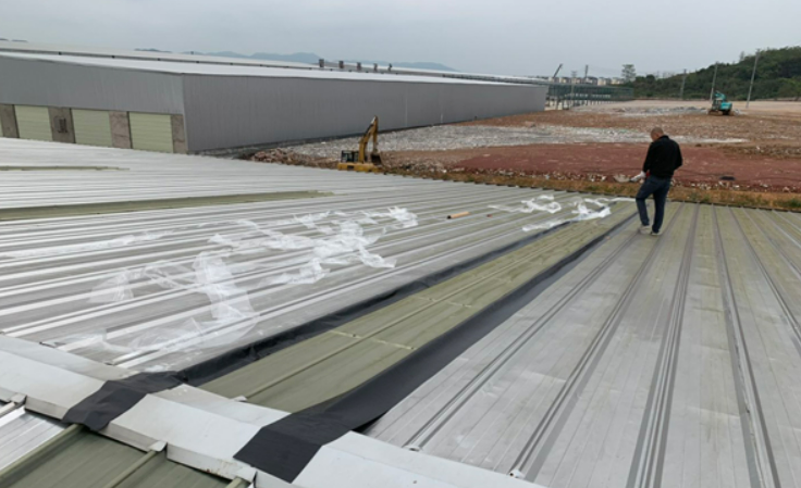 清流厂房屋面防水维修案例